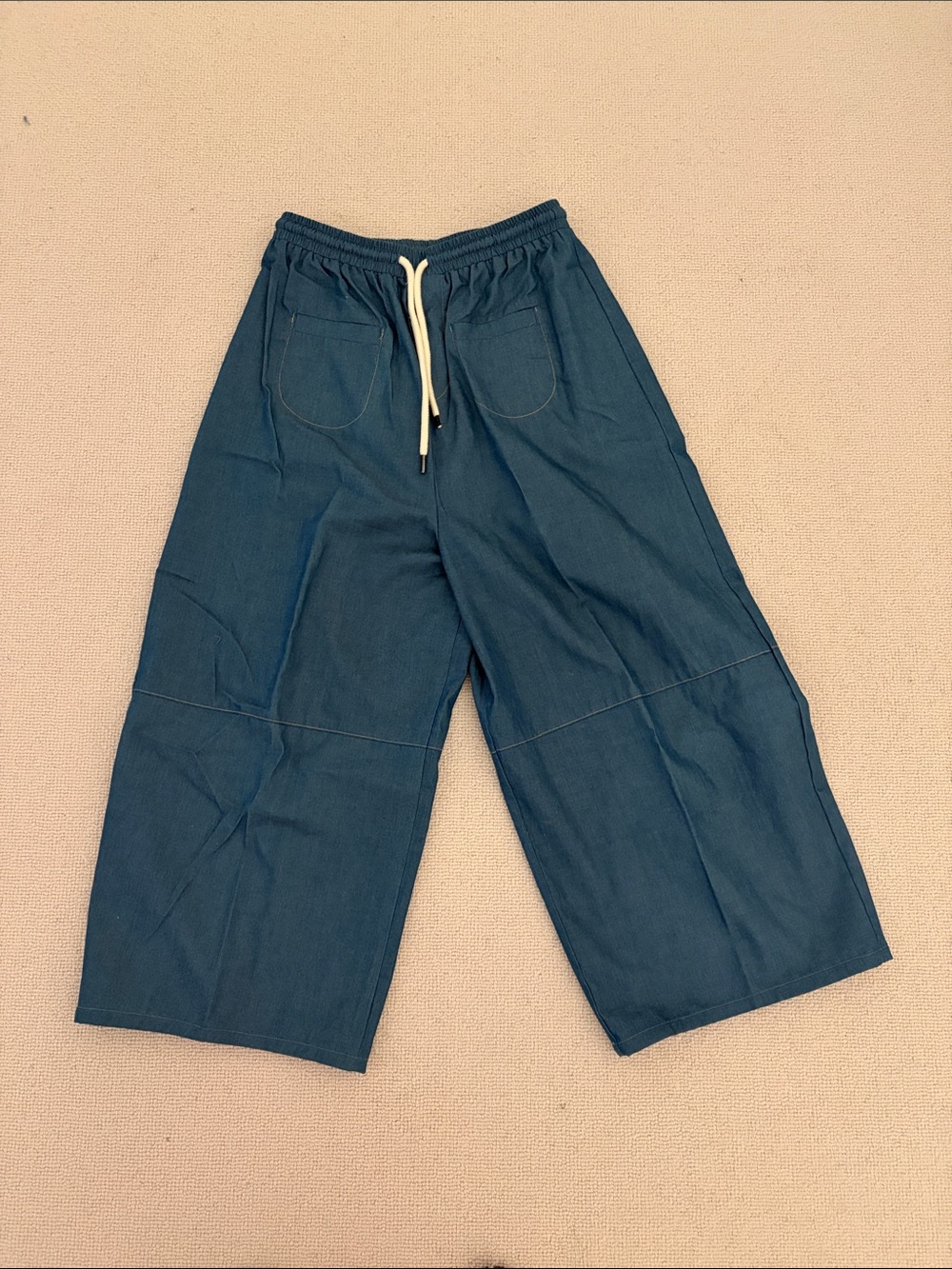 atelier delphine wide leg pants, sz M (hemmed)